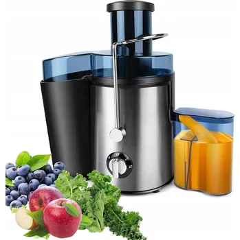 Odšťavňovač Odšťavňovač Bedee Elektrický odšťavňovač stříbrný 1000 W