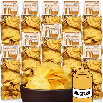 Chips Cyrilovy Bramburky hořčičné české chipsy 100 g