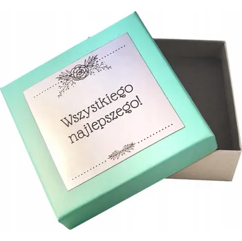Dárková krabička Dárková krabička NA šperky velká mátová
