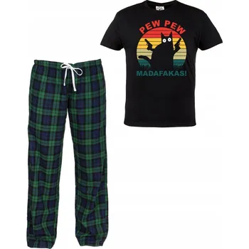 Pánské pyžamo Rule Out pánské pyžamo PI_DP07 krátký rukáv velikost XXL