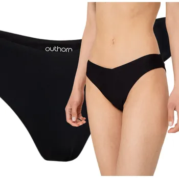 Dámské plavky SPODNÍ DÍL BIKIN PLAVKOVÉ KALHOTKY OUTHORN pláž bazén černá vel. S