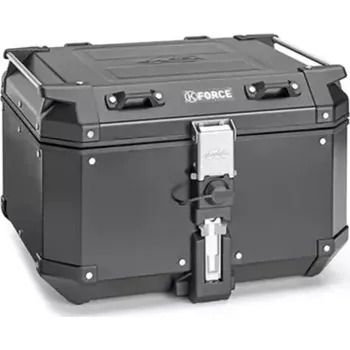 Zavazadlo na motocykl MONOKEY TopCase K-FORCE - 48l, KAPPA (černý, hliník, 32,3x45,4x48 cm)