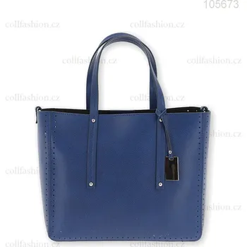 Kabelka Kabelka kůže velká barva: modrá královská