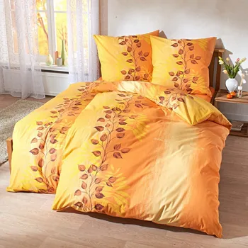 Povlečení 3Pagen Povlečení na jednolůžko Listové úponky Velikost: 80x80 cm + 135x200 cm