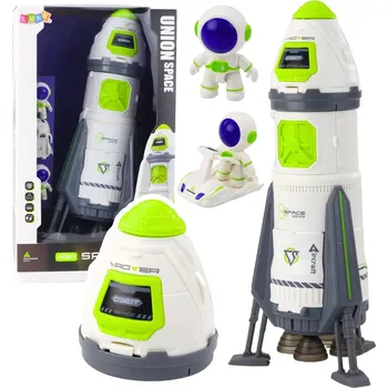 autíčko Kosmická raketa s astronauty a vozítkem – světelné a zvukové efekty