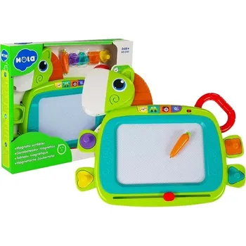 Magnetická kreslící tabulka Magnetická kreslicí tabulka koník se zvuky a razítky