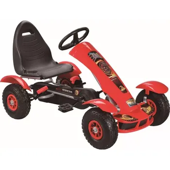 Pedál na kolo Gokart na pedály červený