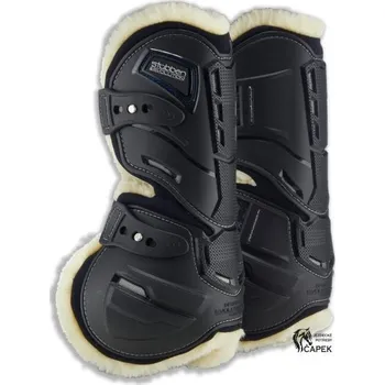 Koňské kamaše Šlachovky Stübben -EVOLUTION HYBRID FLEECE- - Černá - M