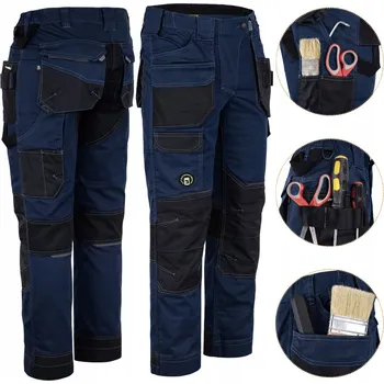 Pracovní obuv PRACOVNÍ ELASTICKÉ KALHOTY DO PASU CERVA DAYBORO GRANÁTOVÉ vel. 50 MODEL!