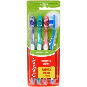 Zubní kartáček Colgate, Kartáček Premier Clean Medium, 1 kus