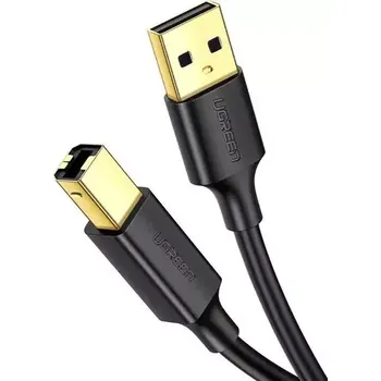 Kabel do PC Ugreen Kabel USB-A 2.0 (M) - USB-B 2.0 (M) 2 m černá (UGR526BLK)