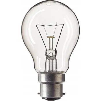 Žárovka Žárovka Klasická VELKÝ ANGLICKÝ ZÁVIT A55 230V B22 22mm 75W Průhledná