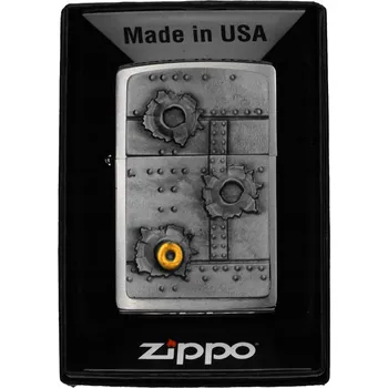 Zapalovač Zapalovač ZIPPO Bullet Holes 3D (Prostřelený Vzhled)