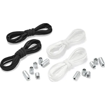 Tkaničky do bot 695814 - Tchibo - Elastické tkaničky - barva: černá