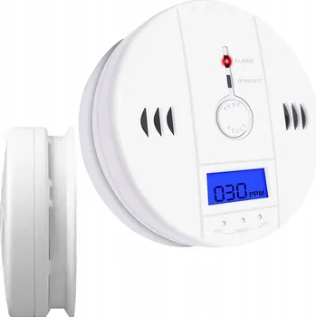 Zabezpečovací technika DETEKTOR OXIDU UHELNATÉHO BEZDRÁTOVÝ LCD DETEKTOR CO LCD HLÁSIČ
