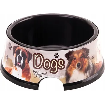 Miska pro psa Jedna plastová miska Juypal Hogar, vícebarevná, 2 l