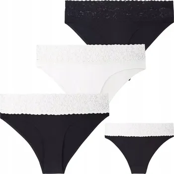 Kalhotky 3x Kalhotky Dámské Viskózové Krajkové Bikiny Decentní Komfortní MORAJ M