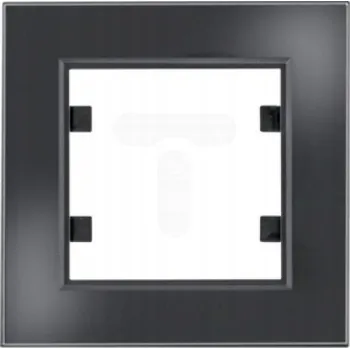 Rámeček jednoduchý Hager černý