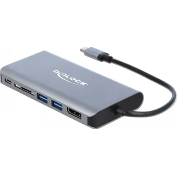 DeLOCK 87683 dokovací stanice, USB 3.2 Gen 1 (3.1 Gen 1) Type-A, kabelové připojení...