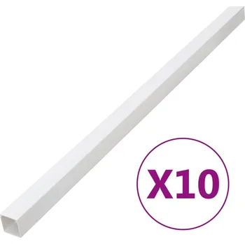 kabelová chránička vidaXL Kabelová lišta 100 x 40 mm 10 m PVC