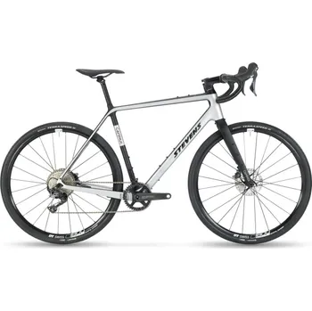 Silniční kolo STEVENS Super Prestige 2*12 Carrara White Carbon Shimano GRX 820, 2×12 - L / Bílá