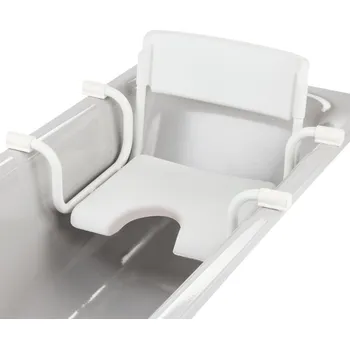 Koupelnové sedátko Sedačka do vany Dubastar, s opěradlem