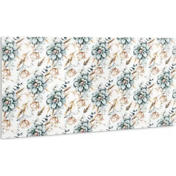 Obraz Samolepicí vinylové panely na stěnu voděodolné Malované květiny 100x50 cm