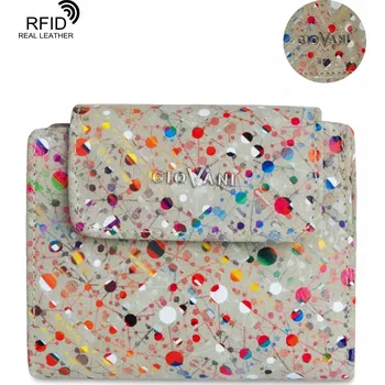 Peněženka Giovani dámská peněženka z přírodní kůže béžová