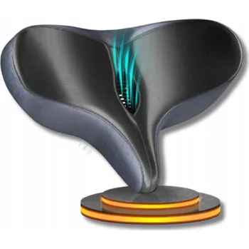 Sedlo na kolo Prodyšné univerzální sedlo na kolo s paměťovou pěnou, ergonomické