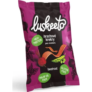 Chips Luskeeto Luštěninové Krekry 40 g Příchuť: řepa