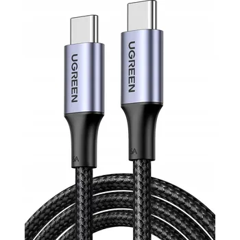 Datový kabel Ugreen US316 Kabel USB-C - USB-C PD 100W 5A QC 4.0 0,5m 50cm (černý)