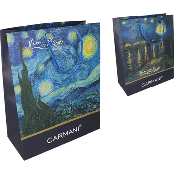 Dárková taška Dárková taška 25x20x10 cm, Vincent van GOGH, The Starry Night, 0331801 (Papírová dárková taška)