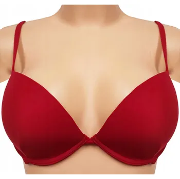Podprsenka TEZENIS červená push-up podprsenka 70B