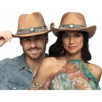 Klobouk Klobouk "Kovboj - pěnový", béžový, Boland