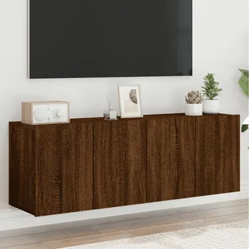 Nábytek vidaXL TV skříňky nástěnné 2 ks hnědý dub 60 x 30 x 41 cm