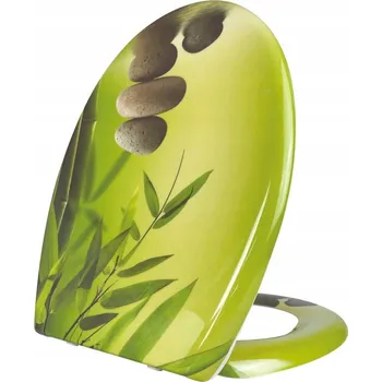 WC sedátko Sedátko na WC Stinnea Bambo Stones, vícebarevné, zelené, duroplast