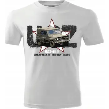 Pánská móda Tričko STRIKER STRIKER UAZ Barva: bílá, Velikost: S