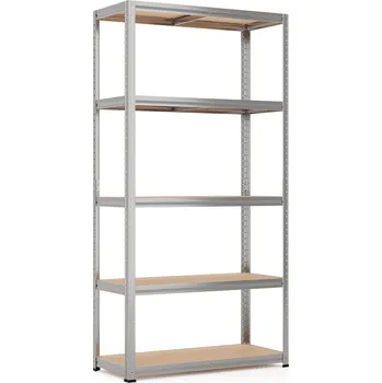 Dílenský regál Kovový regál STOREX 750 kg 180x90x40 750 kg pozinkovaný