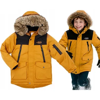F-26 Dětská zimní bunda parka, velikost 140