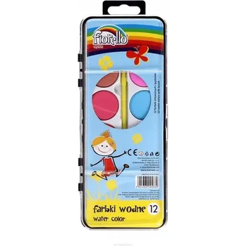 Výtvarná barva Akvarelové barvy Fiorello 12 odstínů 170-1012