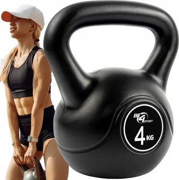 Kettlebell Be4Sport 4 kg černý