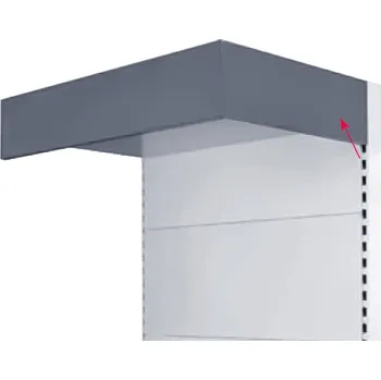 Prodejní regál Bočnice zastřešení - pravá - Wexta