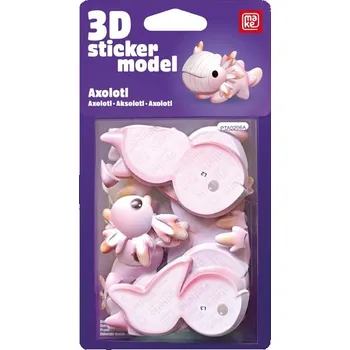 Dětské zboží 3D Sticker Model Ještěrky Axolotl - MAKE 1042624
