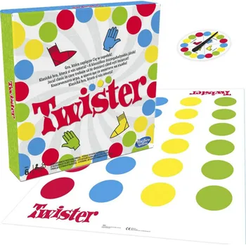 Společenská hra HASBRO TWISTER hra CZ, SK *SPOLEČENSKÉ HRY* | 1037