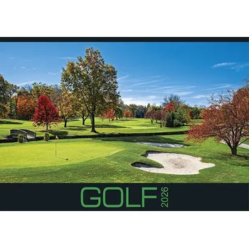 Kalendář Kalendář 2026 Golf, nástěnný, 48,5 x 34 cm - VÝPRODEJ