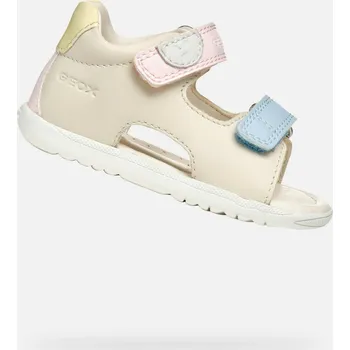 Dívčí obuv Geox Dívčí Béžové dívčí sandály Geox Sandal Macchia Béžová 21 (2985587)