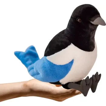 plyšák Plyšová hračka Straka modrá 30 cm