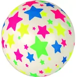 LEAN Toys Gumový míček 22 cm Bílý