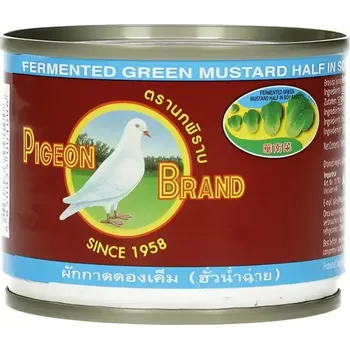 Pigeon Brand Fermentované hořčičné listy v Sojové omáčce 140 g