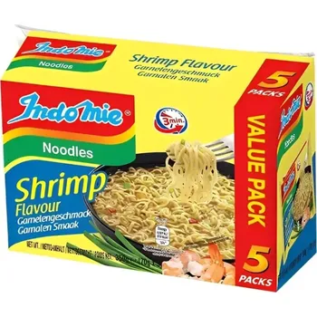 IndoMie Nudle s krevetovou příchutí, Balení 5 X 70 g
